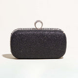 Maxbell Rhinestone Evening Bag with Detachable Chain Party Prom Bridal Purse Durable