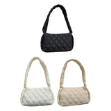 Maxbell Trendy Shoulder Bag Classic Warm Underarm Bag Women Lightweight for Party Black