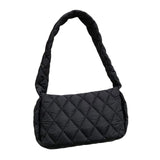 Maxbell Trendy Shoulder Bag Classic Warm Underarm Bag Women Lightweight for Party Black