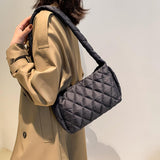 Maxbell Trendy Shoulder Bag Classic Warm Underarm Bag Women Lightweight for Party Black