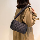 Maxbell Trendy Shoulder Bag Classic Warm Underarm Bag Women Lightweight for Party Black