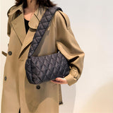 Maxbell Trendy Shoulder Bag Classic Warm Underarm Bag Women Lightweight for Party Black