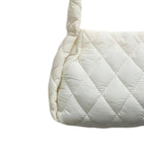Maxbell Trendy Shoulder Bag Classic Warm Underarm Bag Women Lightweight for Party White