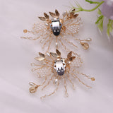 Maxbell 2Pcs Bridal Shoe Clips Charms DIY Accessories for Banquet Sandals Flats