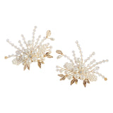 Maxbell 2Pcs Bridal Shoe Clips Charms DIY Accessories for Banquet Sandals Flats