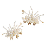 Maxbell 2Pcs Bridal Shoe Clips Charms DIY Accessories for Banquet Sandals Flats