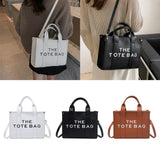 Maxbell Girls Woman Tote Top Handle Shoulder Bag PU Leather Adjustable Strap Stylish White