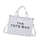 Maxbell Girls Woman Tote Top Handle Shoulder Bag PU Leather Adjustable Strap Stylish White