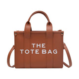 Maxbell Girls Woman Tote Top Handle Shoulder Bag PU Leather Adjustable Strap Stylish Brown