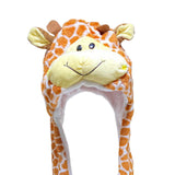 Maxbell Funny Plush Animal Hat Gloves Scarf Fancy Dress Decoration Holiday Hat Giraffe