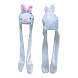 Maxbell Funny Plush Animal Hat Gloves Scarf Fancy Dress Decoration Holiday Hat Rabbit