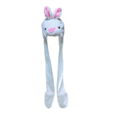 Maxbell Funny Plush Animal Hat Gloves Scarf Fancy Dress Decoration Holiday Hat Rabbit