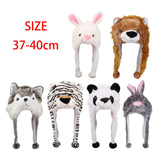 Maxbell Animal Plush Hat festival outdoor Halloween Costume Gift Fancy Dress Cosplay Rabbit