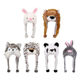 Maxbell Animal Plush Hat festival outdoor Halloween Costume Gift Fancy Dress Cosplay Rabbit