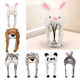 Maxbell Animal Plush Hat festival outdoor Halloween Costume Gift Fancy Dress Cosplay Rabbit