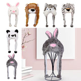 Maxbell Animal Plush Hat festival outdoor Halloween Costume Gift Fancy Dress Cosplay Rabbit