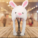 Maxbell Animal Plush Hat festival outdoor Halloween Costume Gift Fancy Dress Cosplay Rabbit