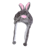 Maxbell Animal Plush Hat festival outdoor Halloween Costume Gift Fancy Dress Cosplay Gray Rabbit