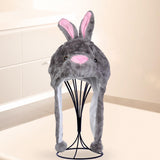 Maxbell Animal Plush Hat festival outdoor Halloween Costume Gift Fancy Dress Cosplay Gray Rabbit