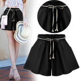 Maxbell Women Summer Shorts Ladies Leisure Shorts for Beach Outdoor Indoor Black XL