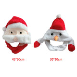 Maxbell Christmas Plush Hat Xmas Hat Novelty Winter Photo Prop for Cosplay Festival Santa Claus45cmx30cm