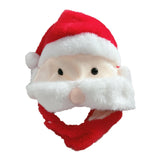 Maxbell Christmas Plush Hat Xmas Hat Novelty Winter Photo Prop for Cosplay Festival Santa Claus45cmx30cm