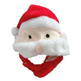 Maxbell Christmas Plush Hat Xmas Hat Novelty Winter Photo Prop for Cosplay Festival Santa Claus45cmx30cm