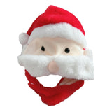 Maxbell Christmas Plush Hat Xmas Hat Novelty Winter Photo Prop for Cosplay Festival Santa Claus45cmx30cm