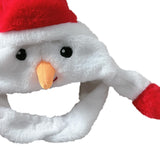 Maxbell Christmas Plush Hat Xmas Hat Novelty Winter Photo Prop for Cosplay Festival Snowman 30cmx30cm