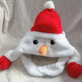 Maxbell Christmas Plush Hat Xmas Hat Novelty Winter Photo Prop for Cosplay Festival Snowman 30cmx30cm