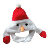 Maxbell Christmas Plush Hat Xmas Hat Novelty Winter Photo Prop for Cosplay Festival Snowman 30cmx30cm