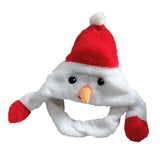 Maxbell Christmas Plush Hat Xmas Hat Novelty Winter Photo Prop for Cosplay Festival Snowman 30cmx30cm