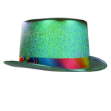 Maxbell Panama Jazz Top Hat Wide Brim Men Women Dance Festival Outdoor Travel Green