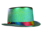 Maxbell Panama Jazz Top Hat Wide Brim Men Women Dance Festival Outdoor Travel Green