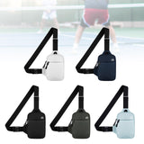 Maxbell Sports Chest Bag Wallet with Zipper Pocket for Outdoor Sport Trekking Gym White