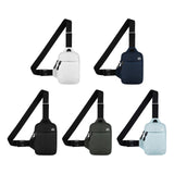 Maxbell Sports Chest Bag Wallet with Zipper Pocket for Outdoor Sport Trekking Gym White