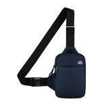 Maxbell Sports Chest Bag Wallet with Zipper Pocket for Outdoor Sport Trekking Gym Dark Blue