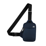 Maxbell Sports Chest Bag Wallet with Zipper Pocket for Outdoor Sport Trekking Gym Dark Blue