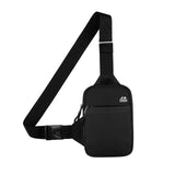Maxbell Sports Chest Bag Wallet with Zipper Pocket for Outdoor Sport Trekking Gym Black