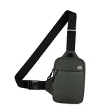 Maxbell Sports Chest Bag Wallet with Zipper Pocket for Outdoor Sport Trekking Gym Grey