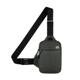 Maxbell Sports Chest Bag Wallet with Zipper Pocket for Outdoor Sport Trekking Gym Grey
