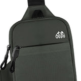Maxbell Sports Chest Bag Wallet with Zipper Pocket for Outdoor Sport Trekking Gym Grey