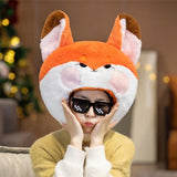 Maxbell Plush Animal Shaped Hat Cartoon Stuffed Toy Party Hats Cosplay Headwear