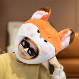 Maxbell Plush Animal Shaped Hat Cartoon Stuffed Toy Party Hats Cosplay Headwear