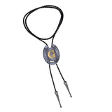 Maxbell Stylish Bolo Tie PU Leather Jewelry Shirt Neck Ties Clothing Accessory G