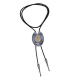 Maxbell Stylish Bolo Tie PU Leather Jewelry Shirt Neck Ties Clothing Accessory K