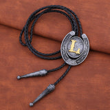 Maxbell Stylish Bolo Tie PU Leather Jewelry Shirt Neck Ties Clothing Accessory L