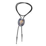 Maxbell Stylish Bolo Tie PU Leather Jewelry Shirt Neck Ties Clothing Accessory P