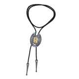 Maxbell Stylish Bolo Tie PU Leather Jewelry Shirt Neck Ties Clothing Accessory R