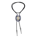 Maxbell Stylish Bolo Tie PU Leather Jewelry Shirt Neck Ties Clothing Accessory S